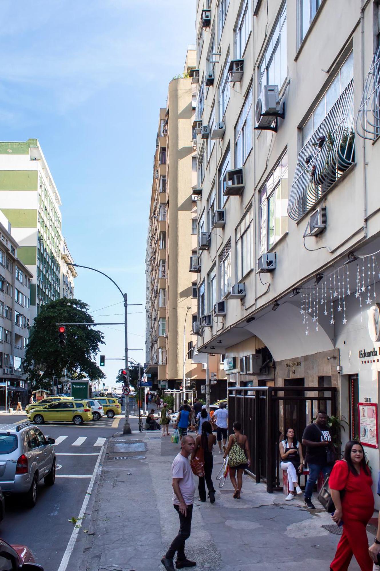 Studio Completo Na Praia De Copacabana Com Ar, Wifi, Netflix, Ate 4 Pessoas, Fundos Claro E Silencioso, Pauloangerami Pj135 Rio de Janeiro Exteriör bild