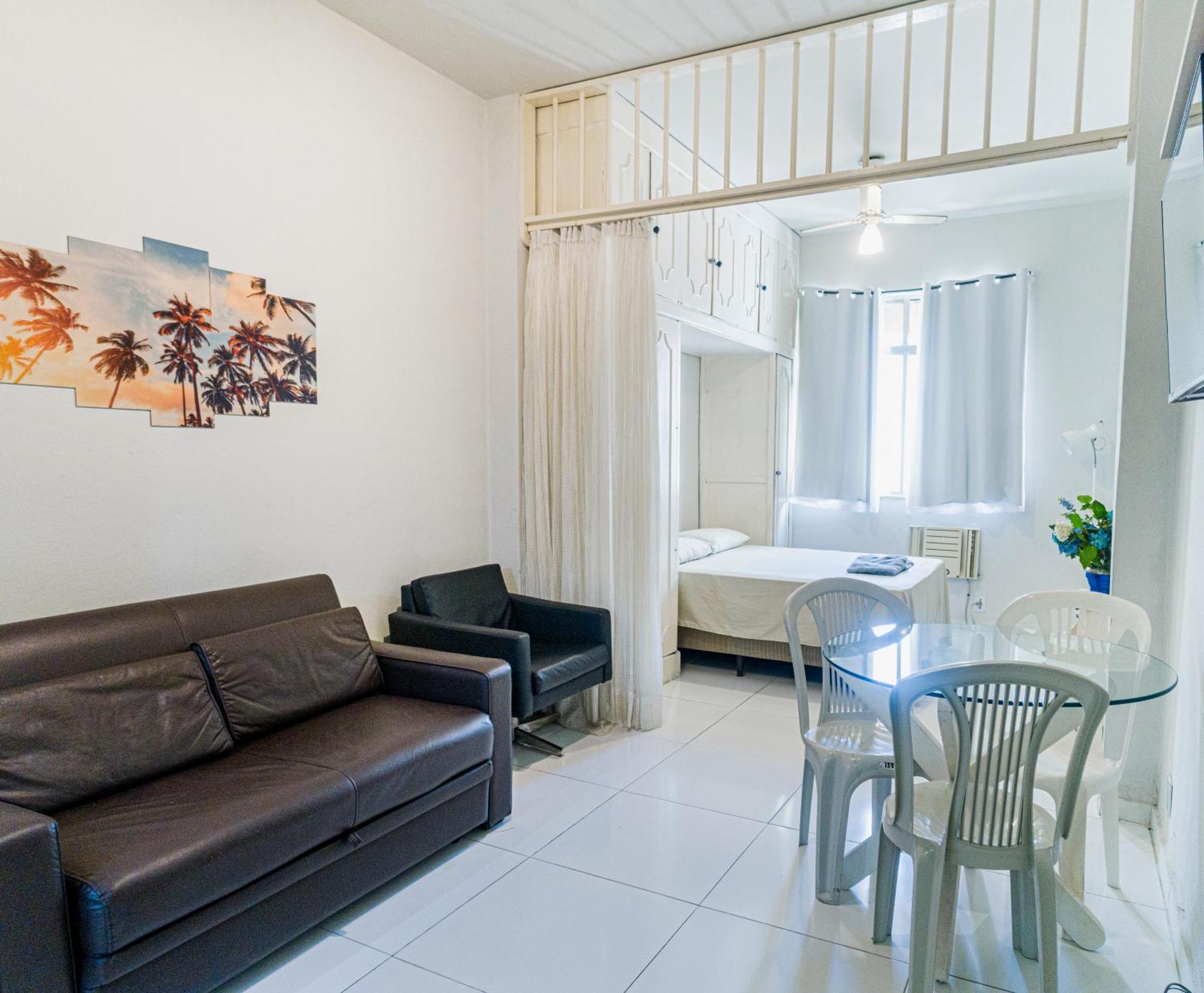 Studio Completo Na Praia De Copacabana Com Ar, Wifi, Netflix, Ate 4 Pessoas, Fundos Claro E Silencioso, Pauloangerami Pj135 Rio de Janeiro Exteriör bild